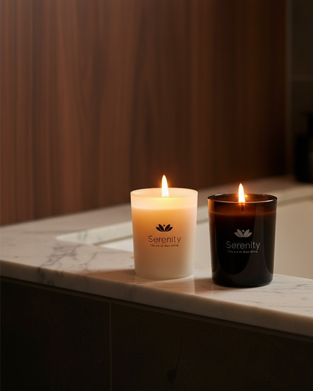 Orange Whispers Scented Candle – Serenity Home Fragrance