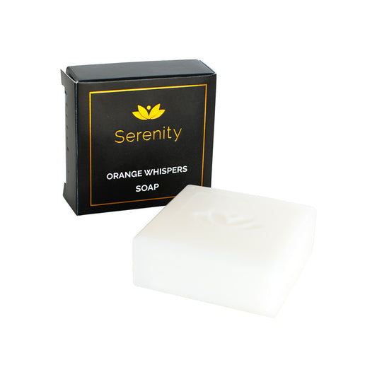 Orange Whispers Travel Soap – Serenity Mini Body Cleanser