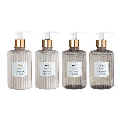 Pure Jasmine Body & Shower Ritual – 2× Shower Gel + 2× Body Lotion

