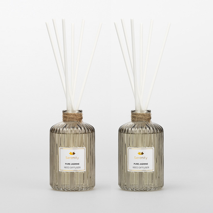 Algarve Aromas – 4× Home Fragrance Diffuser Set Orange Whispers & Pure Jasmine