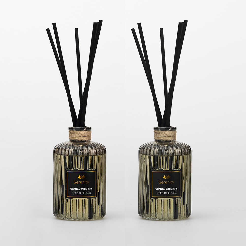Algarve Aromas – 4× Home Fragrance Diffuser Set Orange Whispers & Pure Jasmine