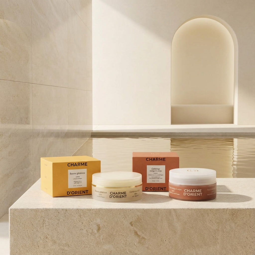 Glow & Hydrate Duo – Rose Crystals Scrub + Argan Oil Balm