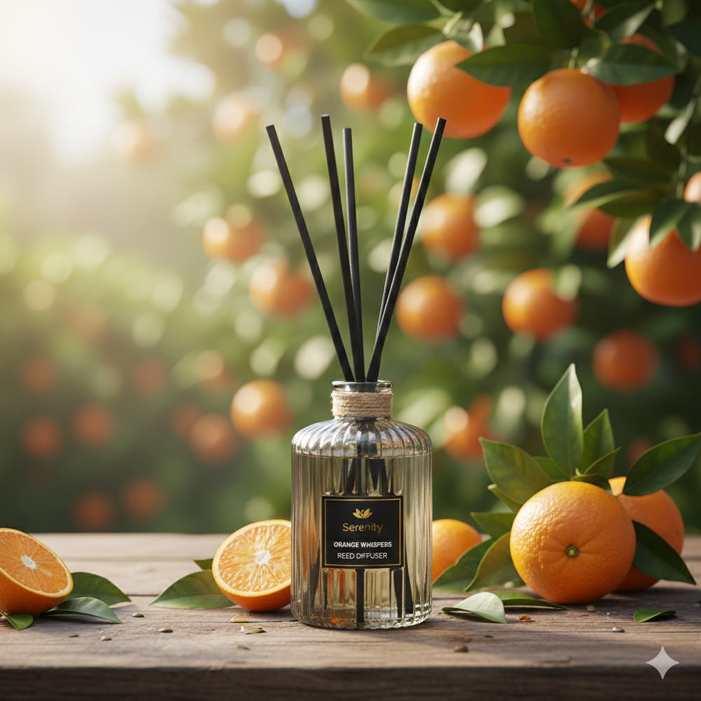 Ritual Casa Serenity – Home Sanctuary – 4× Difusor de Aromas de Ambiente Orange Whispers & Pure Jasmine